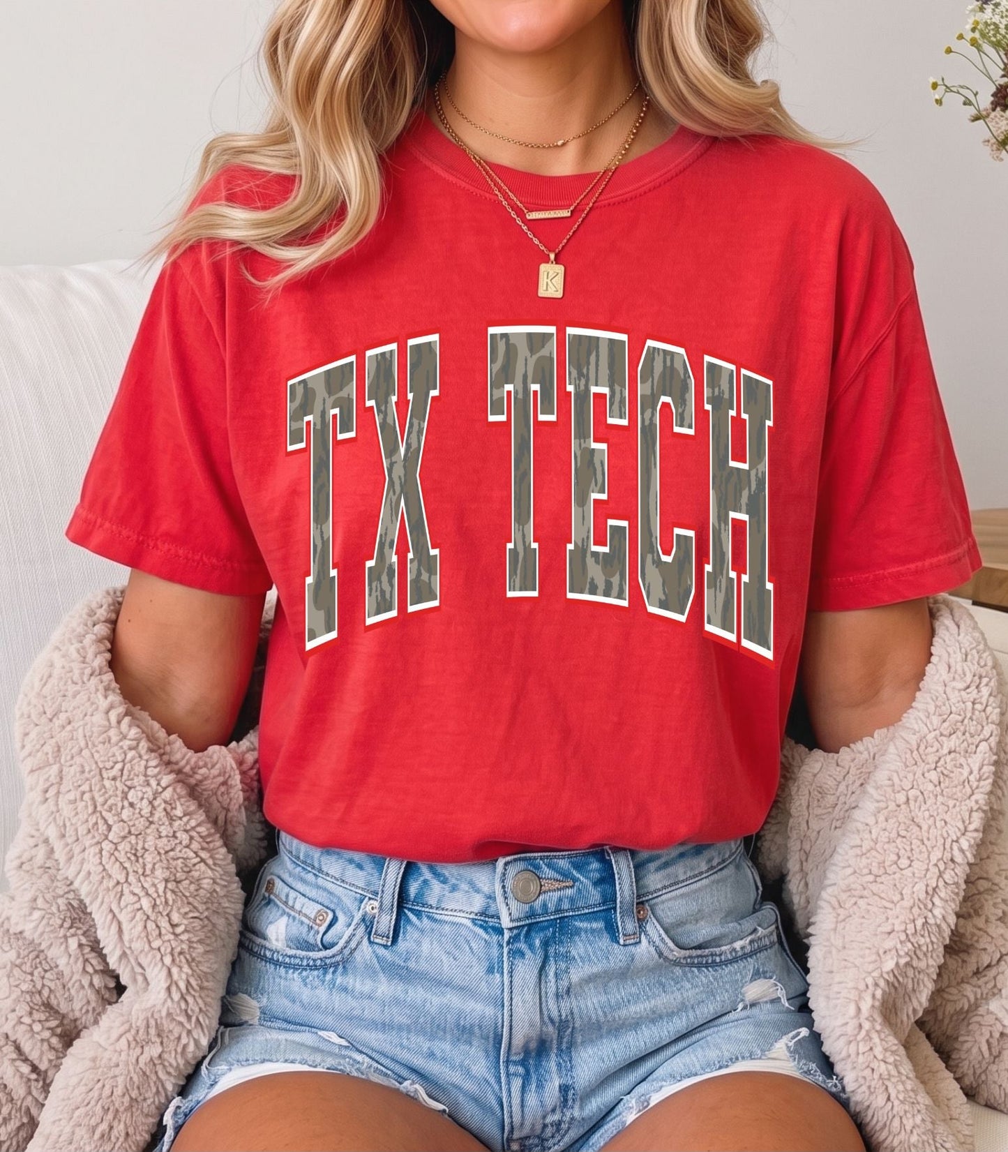 Texas Tech Camo Tee