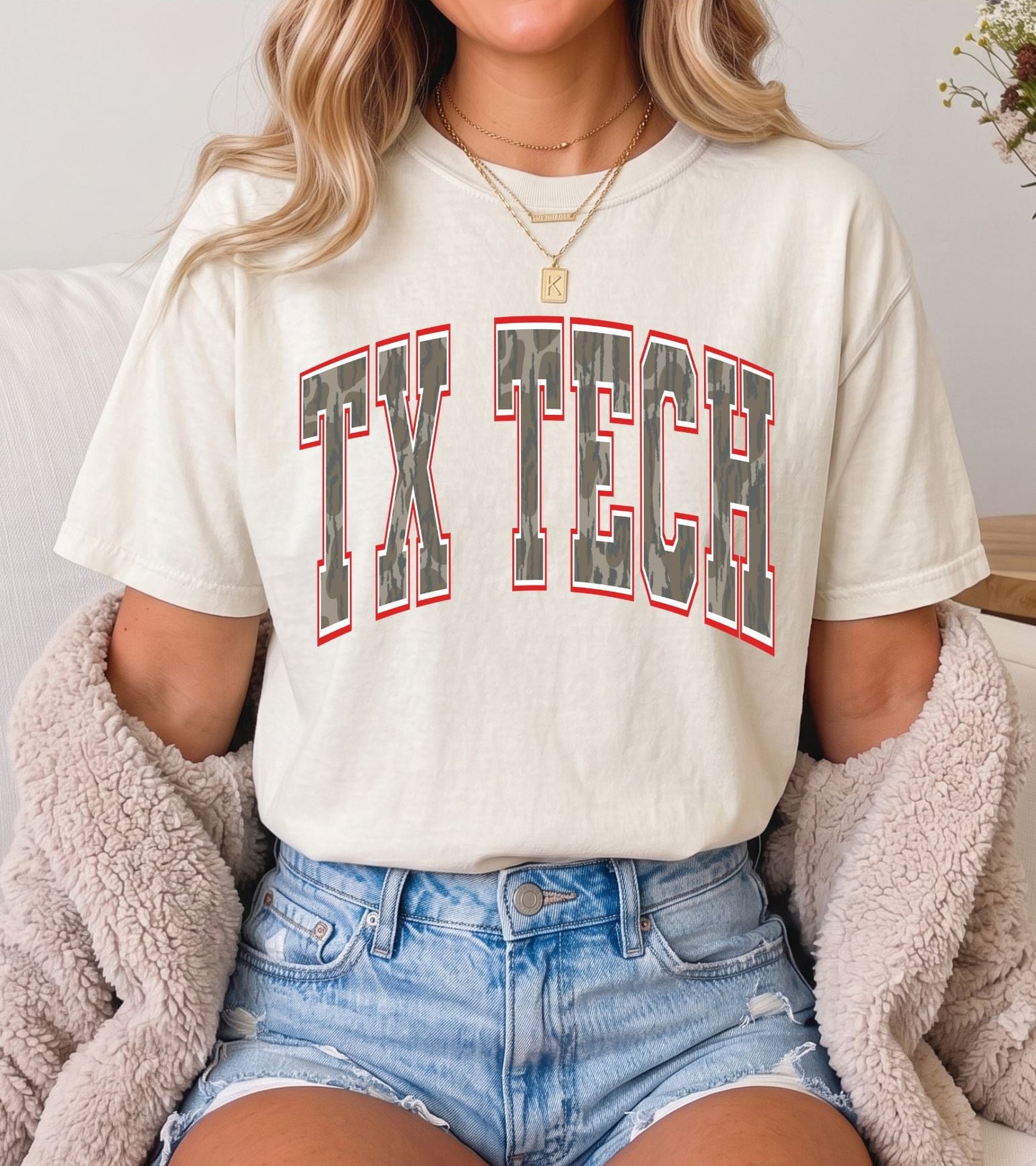 Texas Tech Camo Tee