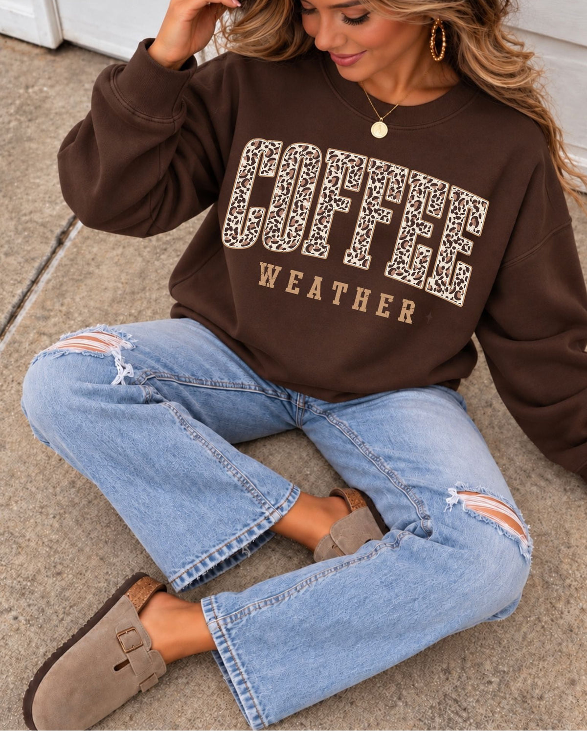 Coffee Weather Crewneck Sweatshirt