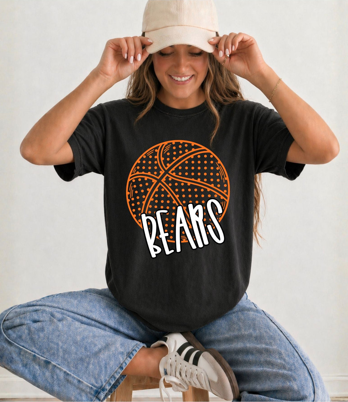 Polka Dot Basketball - Bears