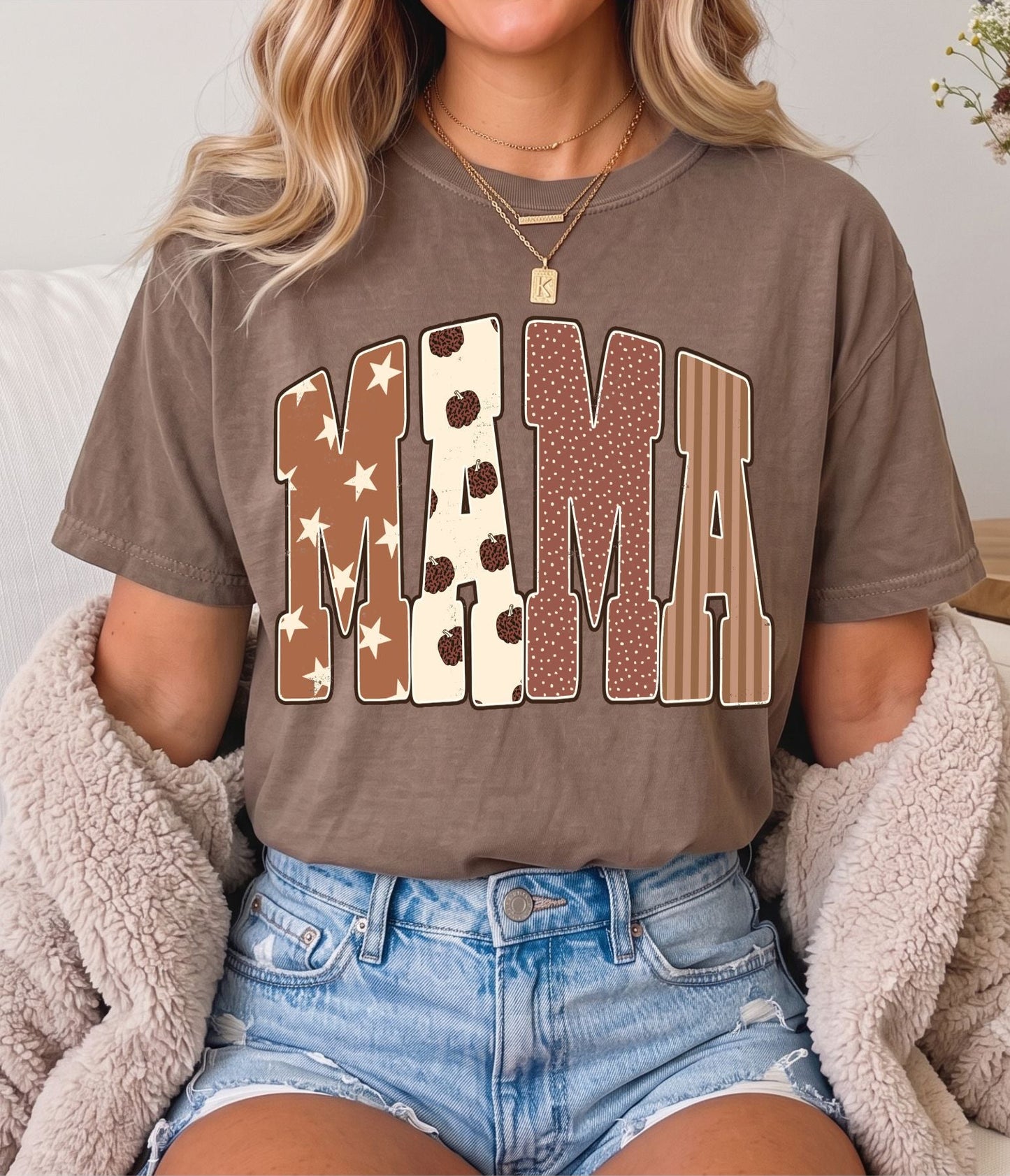 Fall Pumpkin Mama Tee