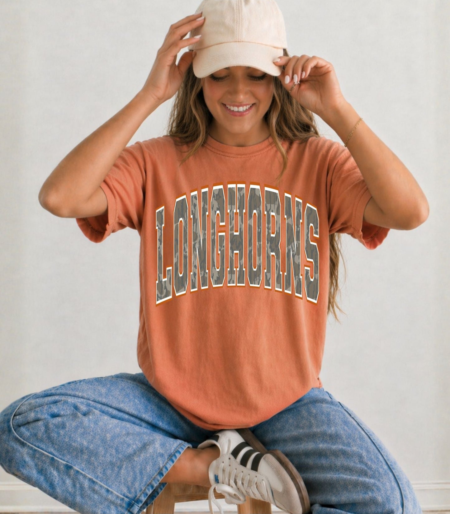 Longhorns Camo Tee