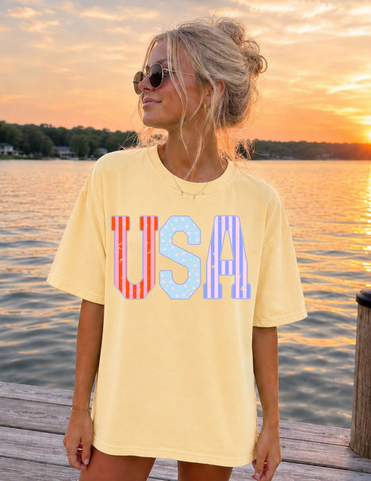 Pastel USA Tee