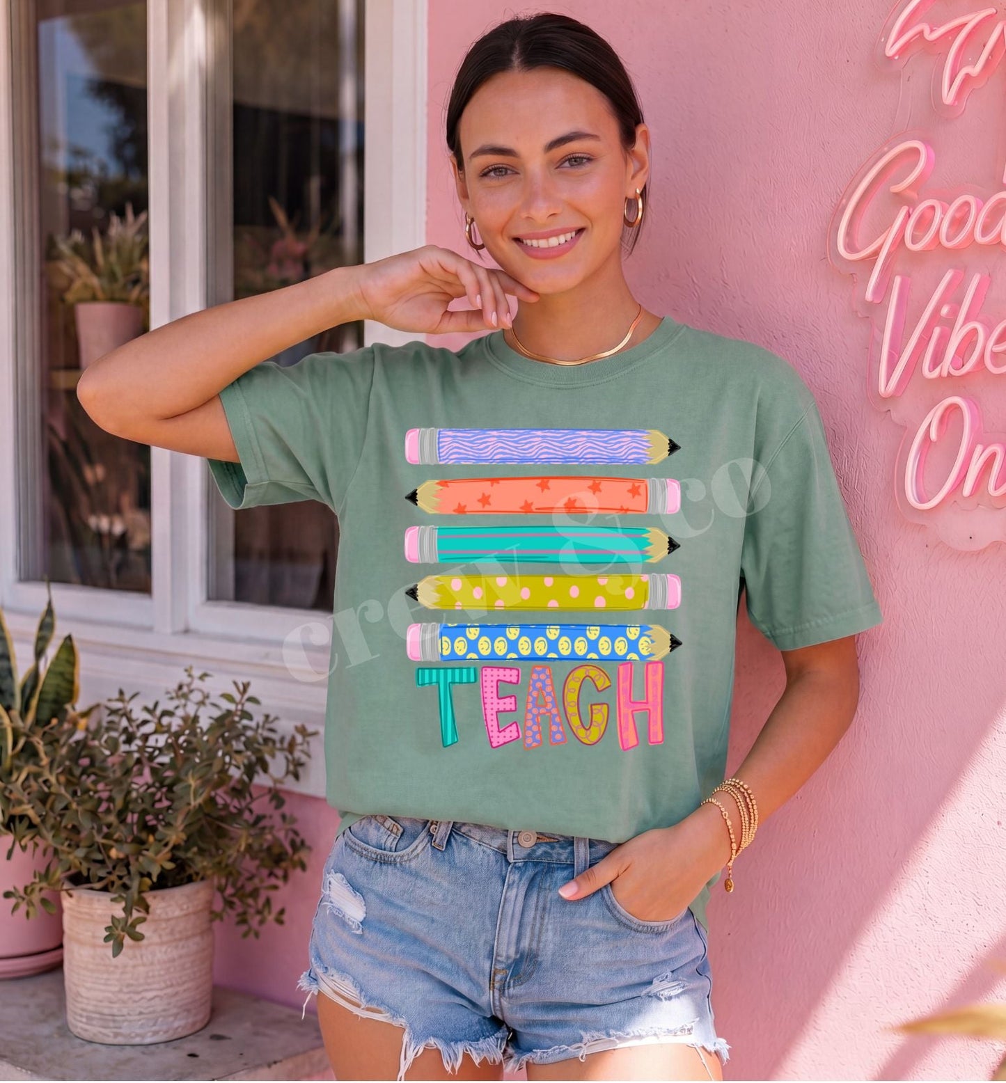 Teach Stacked Pencils