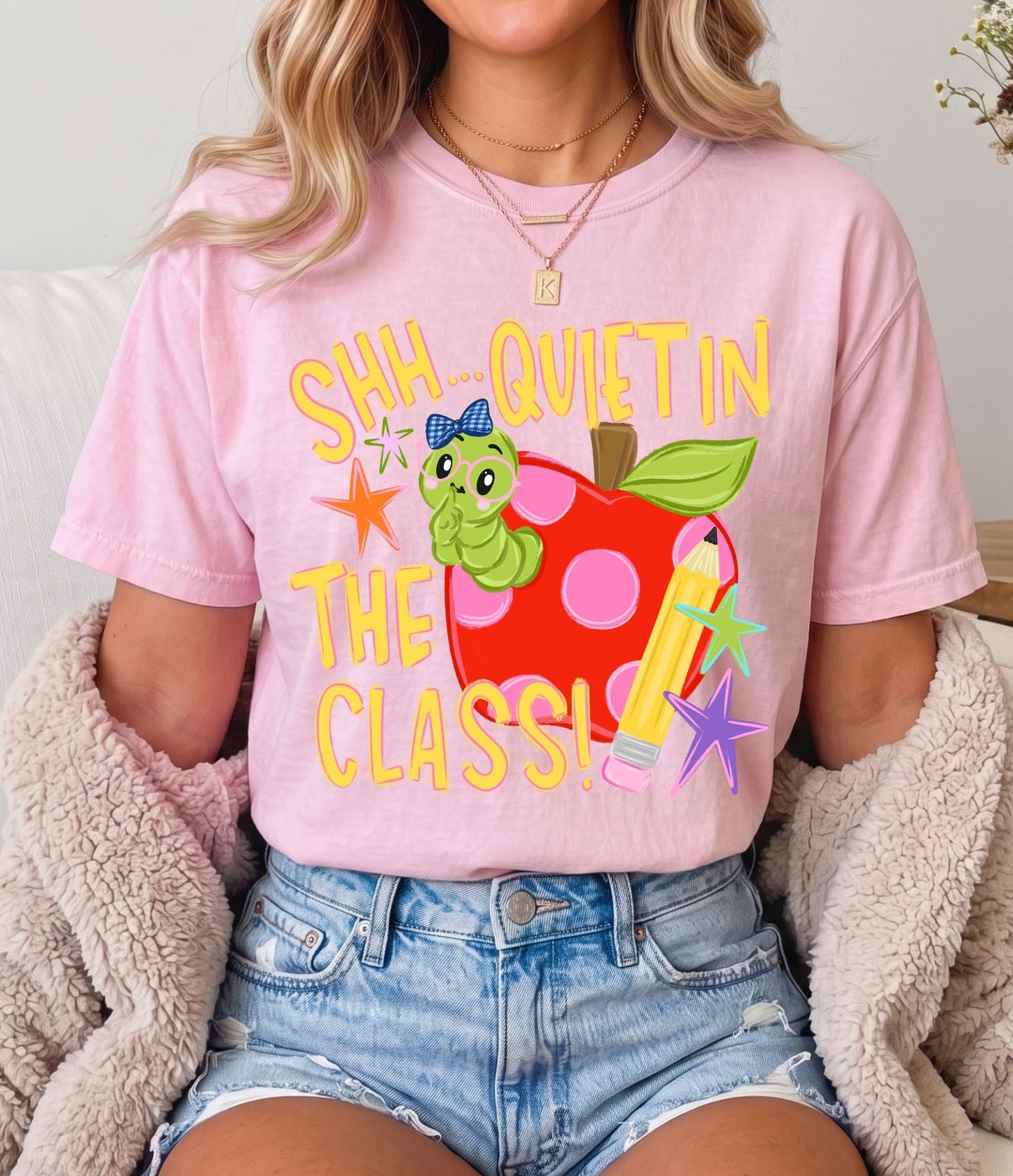 Shhh Quiet in The Class Tee