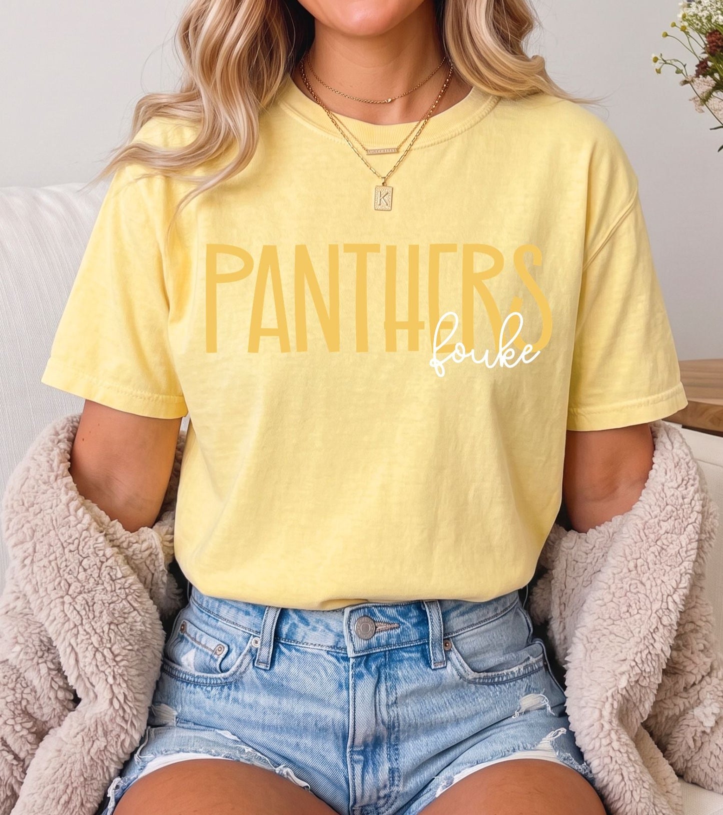 Monochrome Fouke Panthers Tee