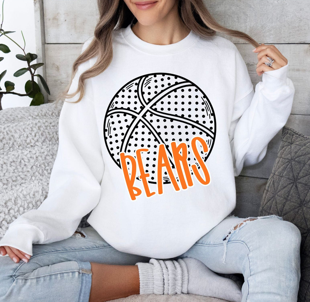 Polka Dot Basketball - Bears