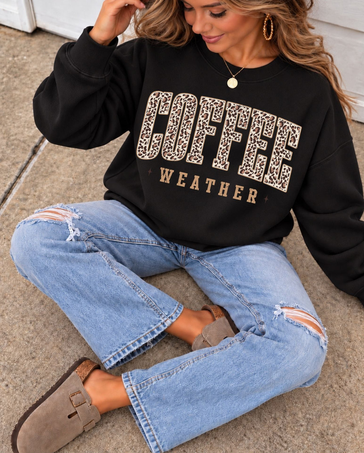 Coffee Weather Crewneck Sweatshirt