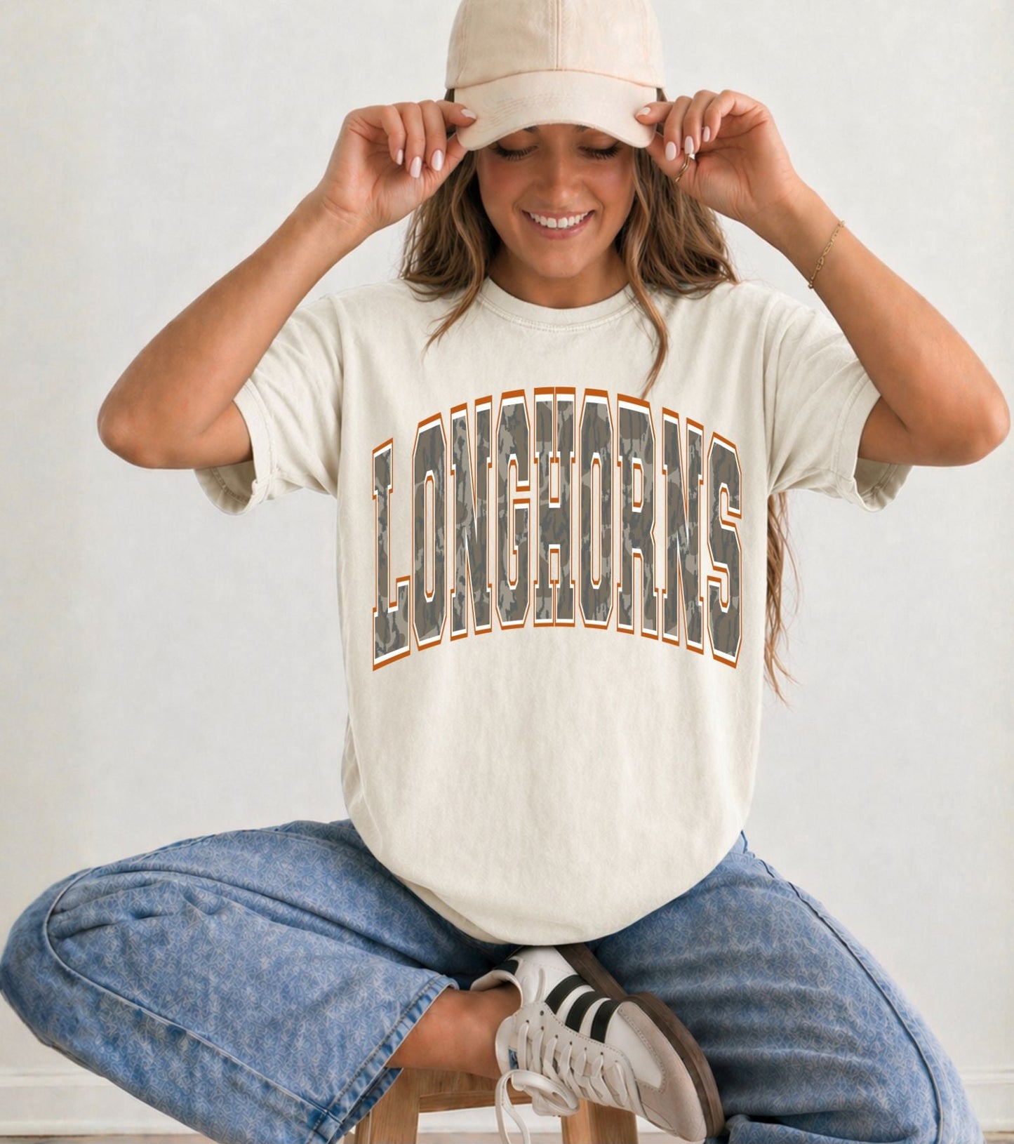 Longhorns Camo Tee