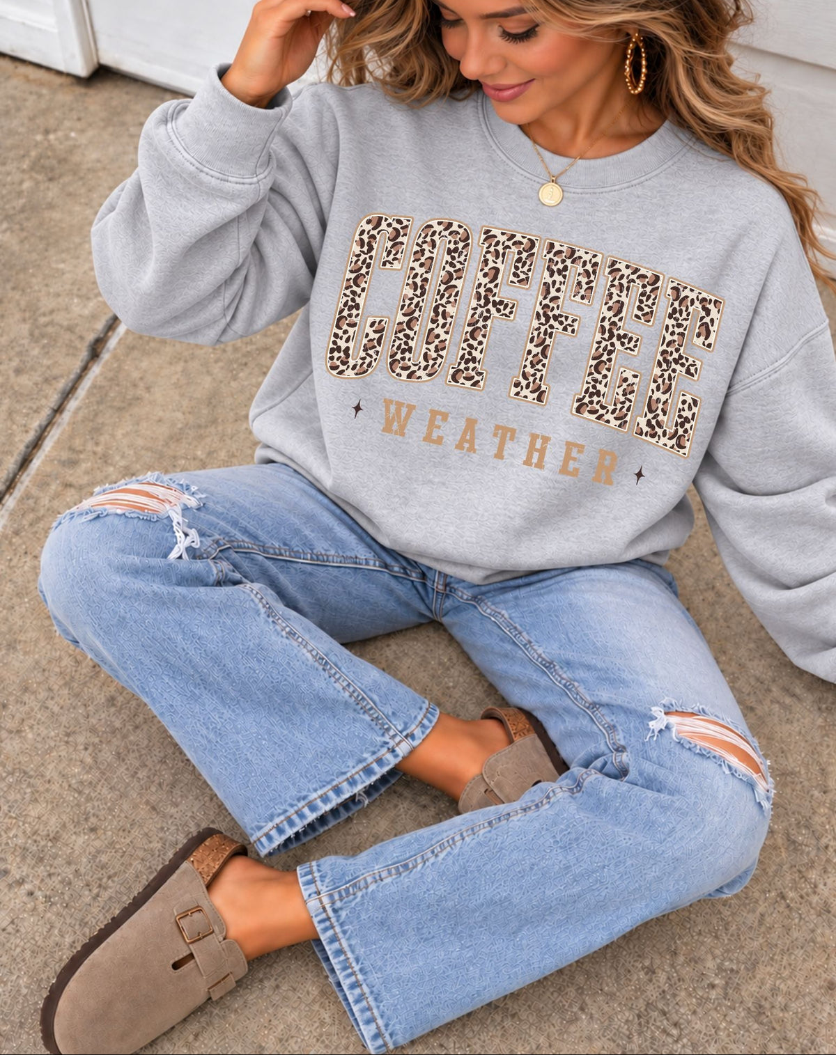 Coffee Weather Crewneck Sweatshirt