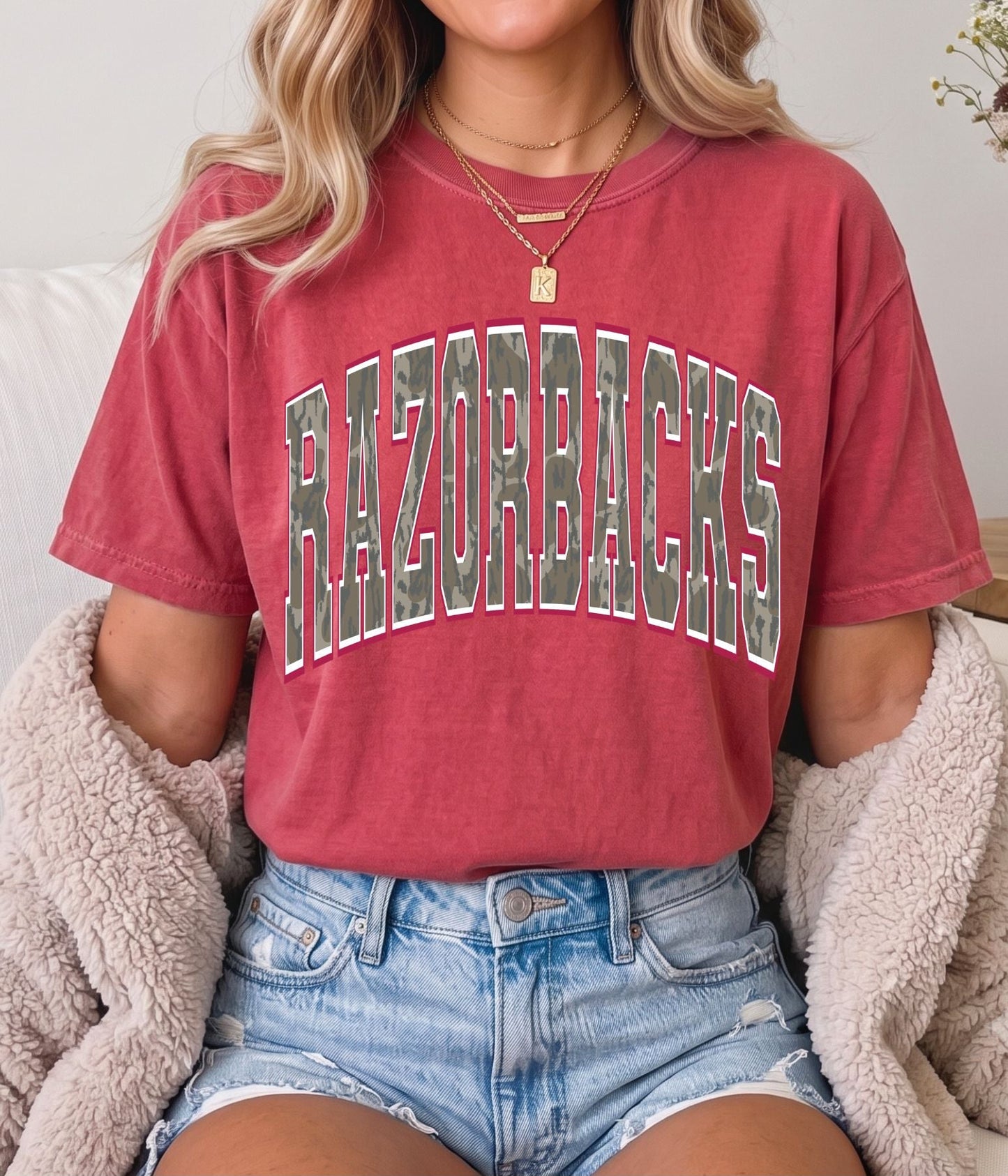 Razorbacks  Bottomland Camo Tee