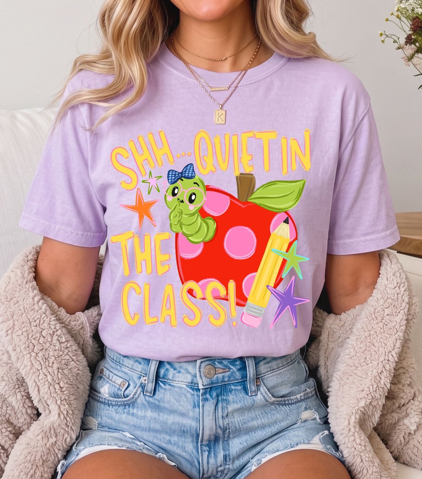 Shhh Quiet in The Class Tee