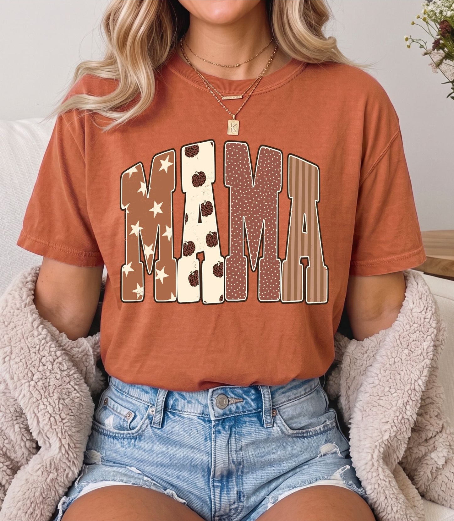 Fall Pumpkin Mama Tee