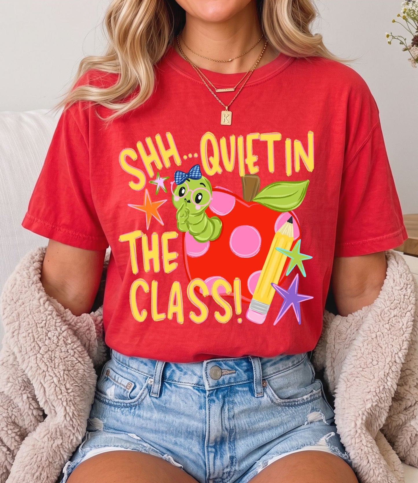 Shhh Quiet in The Class Tee