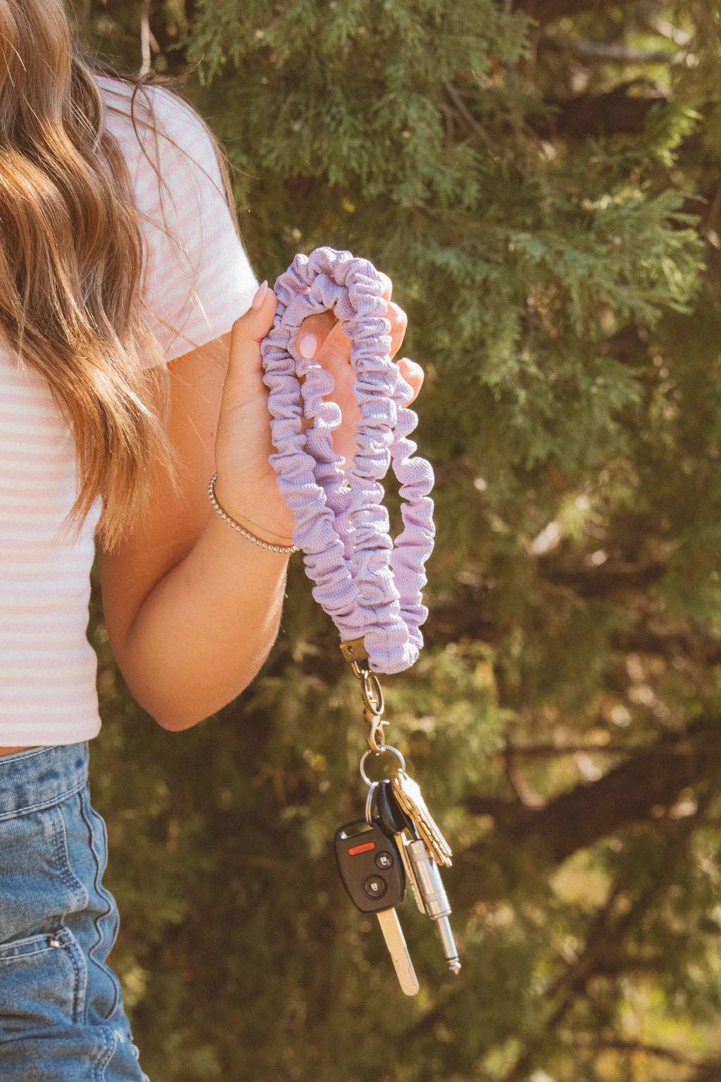 Purple Chunky Lanyard