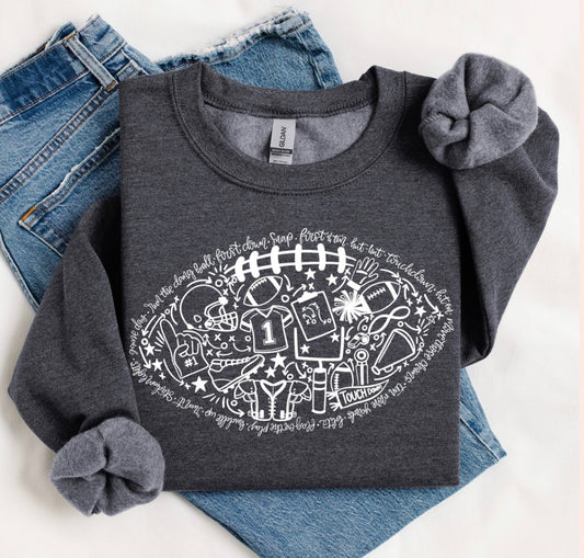 Doodle Football Tee