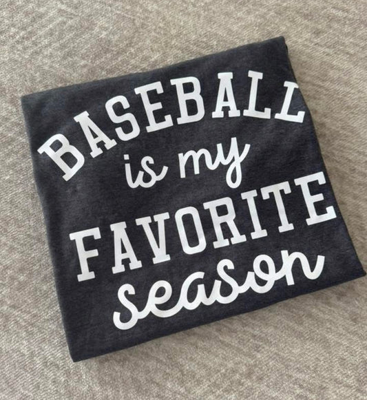 Baseball Favorite Sport Tee