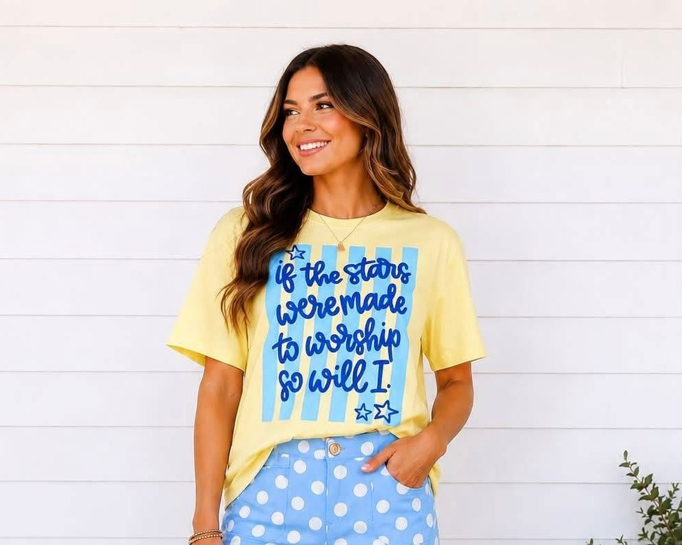 Stars Made to Worship Tee