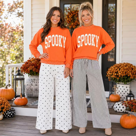 Spooky Mock Neck