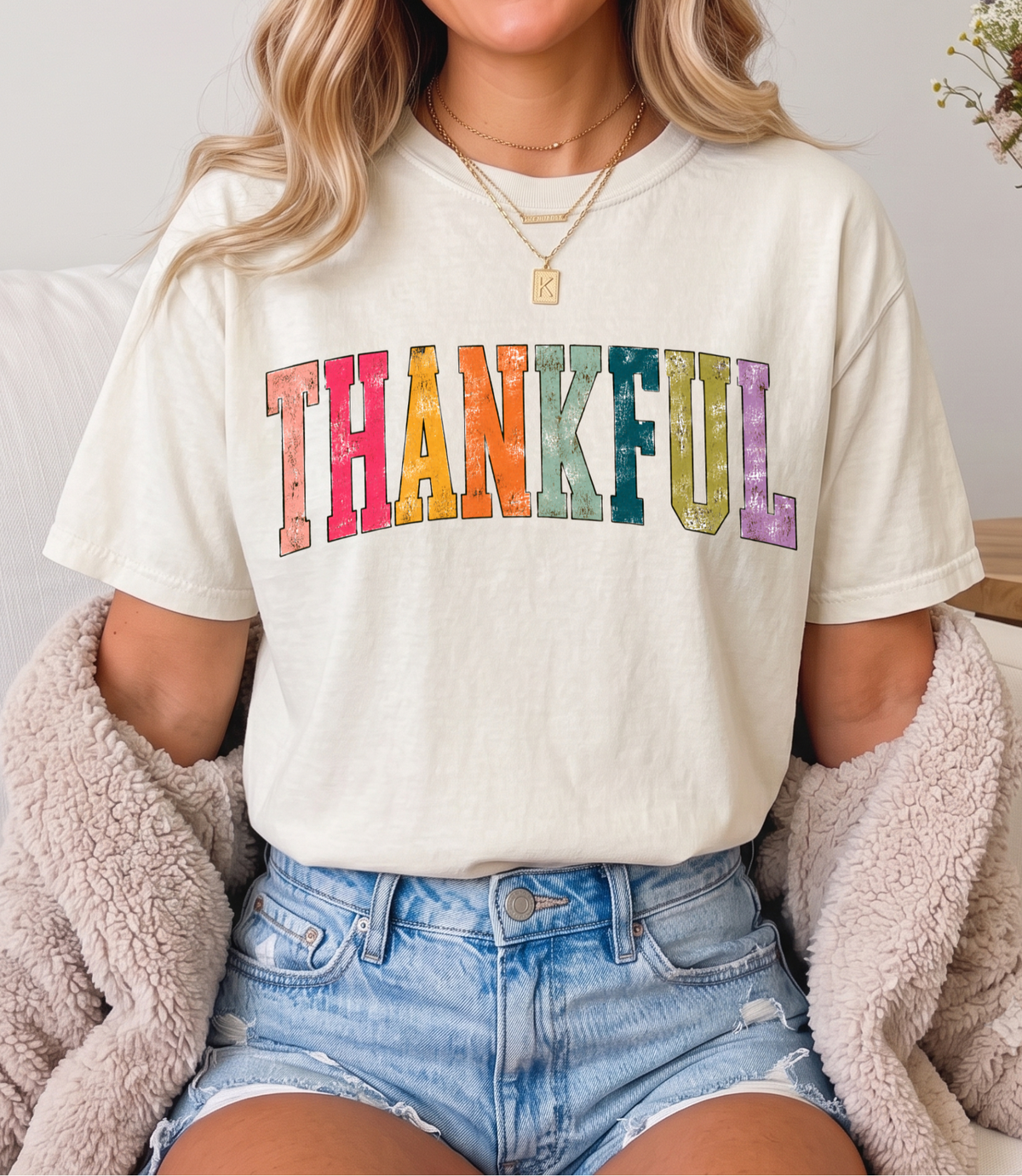 Colorful Thankful Graphic