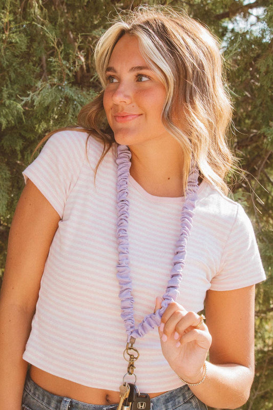 Purple Chunky Lanyard