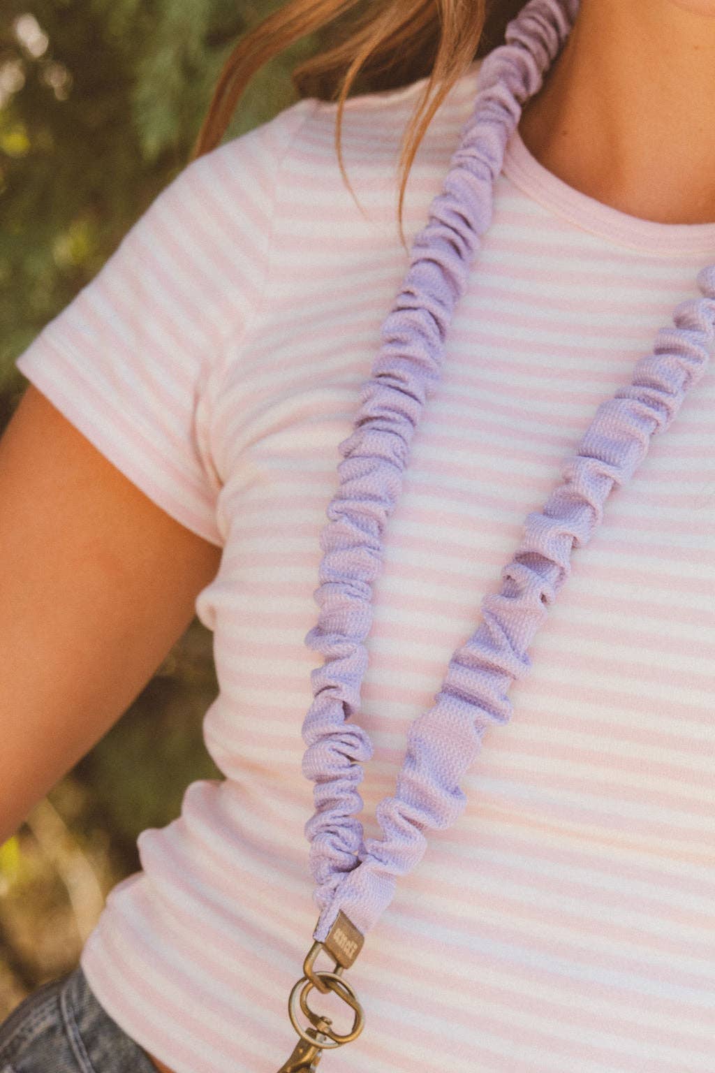 Purple Chunky Lanyard